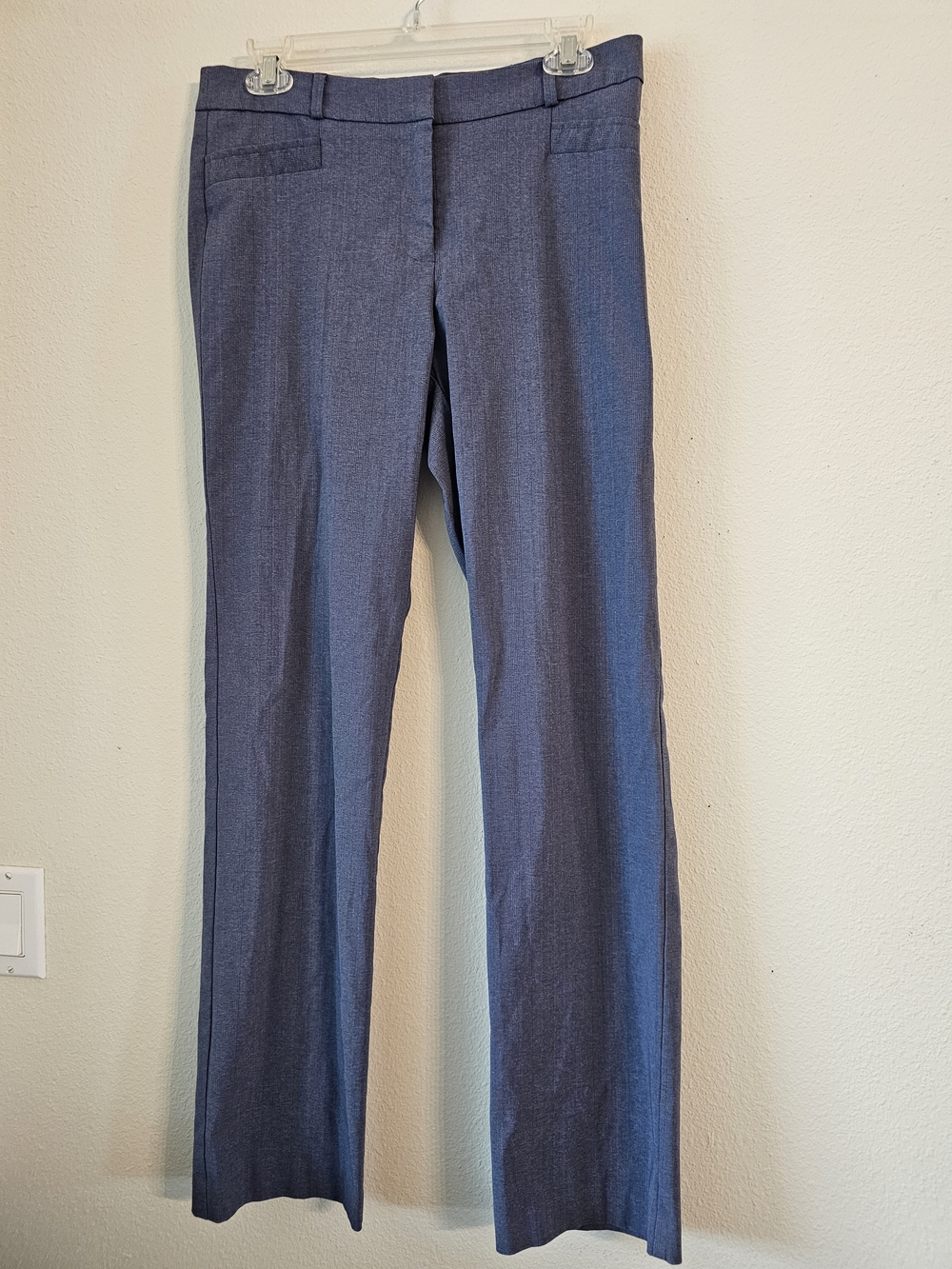 Soho Women's Boot Cut Dress Pants in Slate Blue